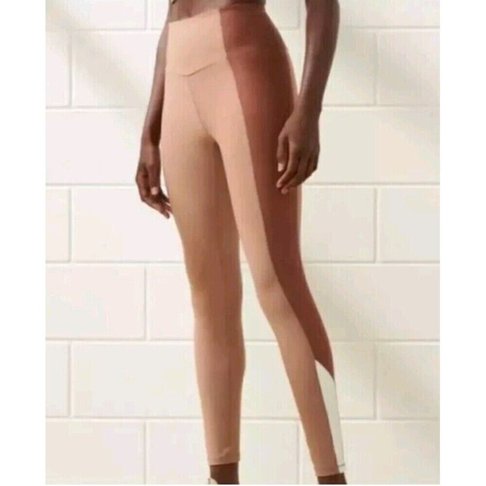 Abercrombie & Fitch Willow Colorblock YPB ScultLUX‎ 7/8 Leggings 24" Women’s XS